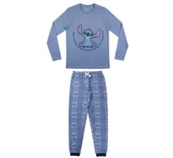 Pijama Largo Chica Stitch Disney