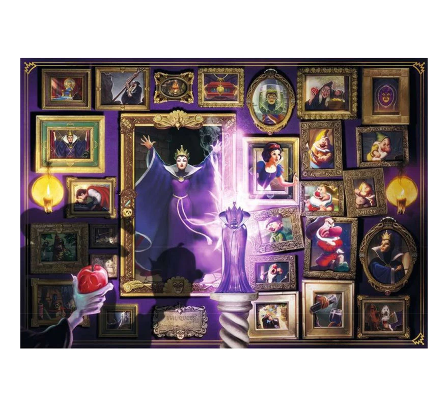 Puzzle Madrastra Blancanieves Disney Villanas 1000 Piezas 4 Puzzle Madrastra Blancanieves Disney Villanas 1000 Piezas - Imagen 2