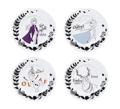 Set De 4 Platos Frozen DISNEY Porcelana