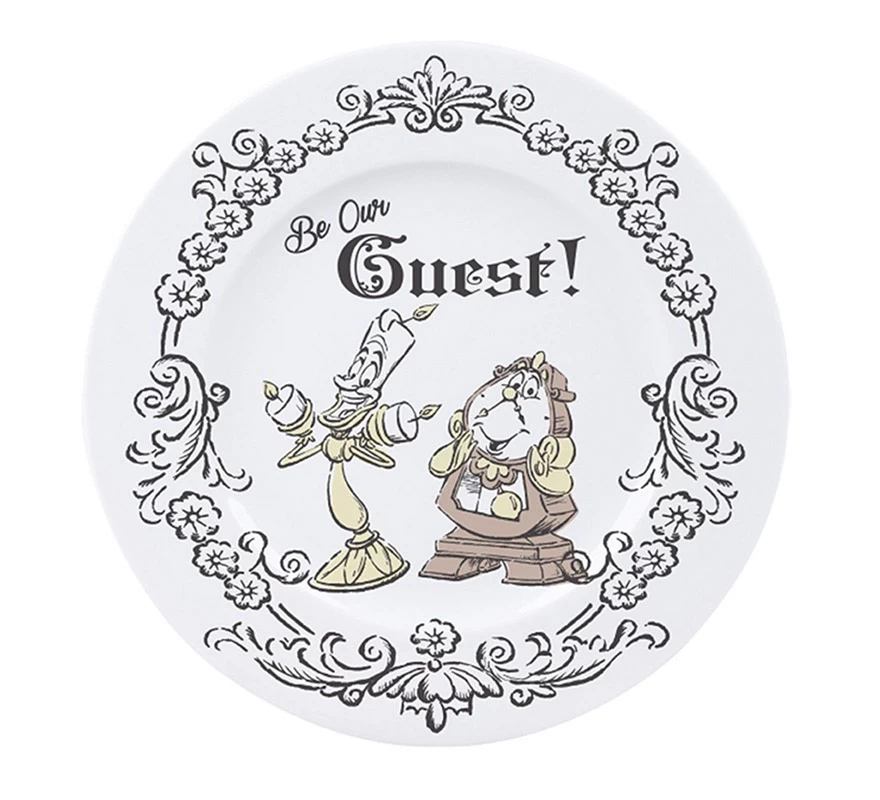 Set De 4 Platos La Bella Y La Bestia Disney 5 Set De 4 Platos La Bella Y La Bestia Disney - Imagen 3