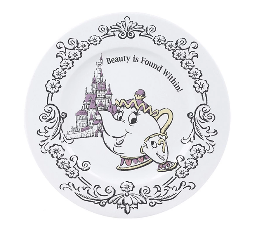 Set De 4 Platos La Bella Y La Bestia Disney 7 Set De 4 Platos La Bella Y La Bestia Disney - Imagen 5