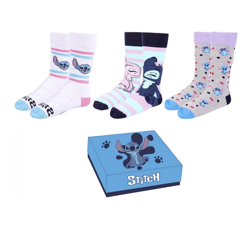 Set De Calcetines Stitch Disney 3 Set De Calcetines Stitch Disney