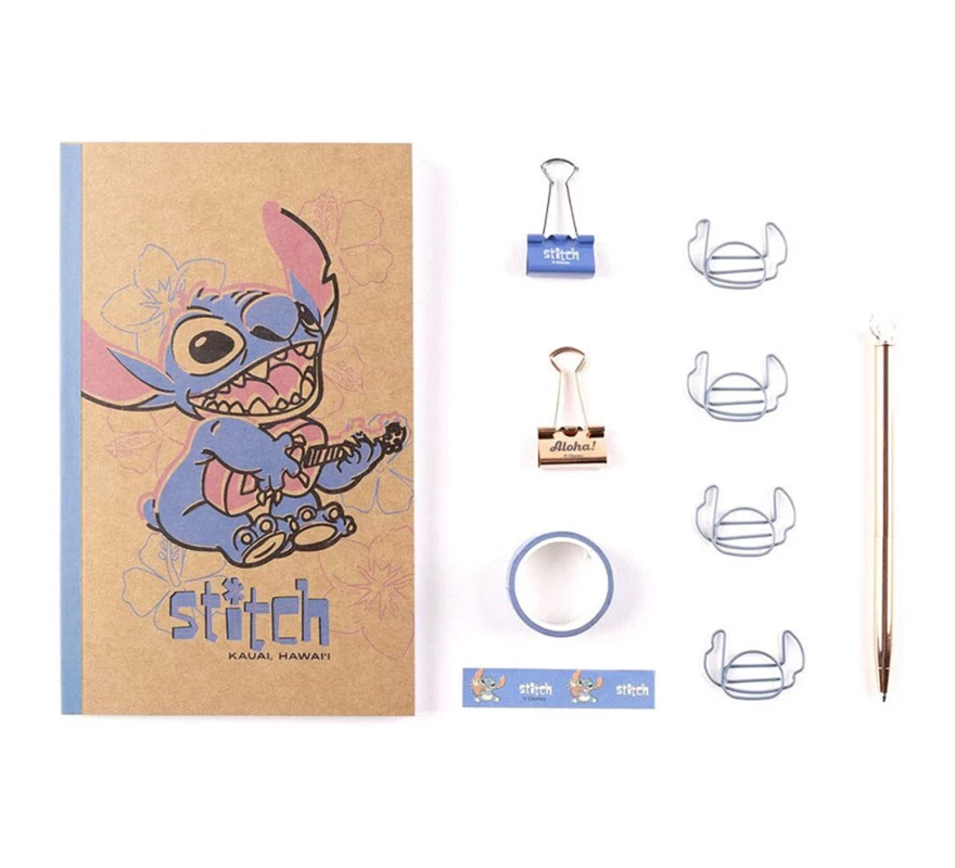 Disney Set De Papelería Stitch Ukelele 4 Disney Set De Papelería Stitch Ukelele - Imagen 2