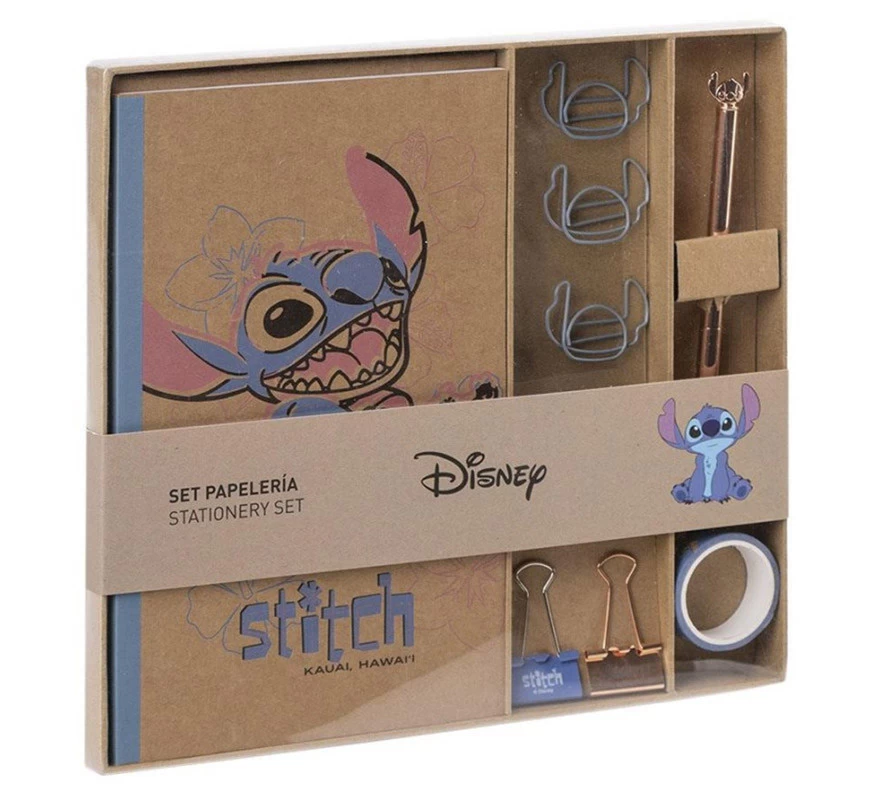 Disney Set De Papelería Stitch Ukelele 3 Disney Set De Papelería Stitch Ukelele