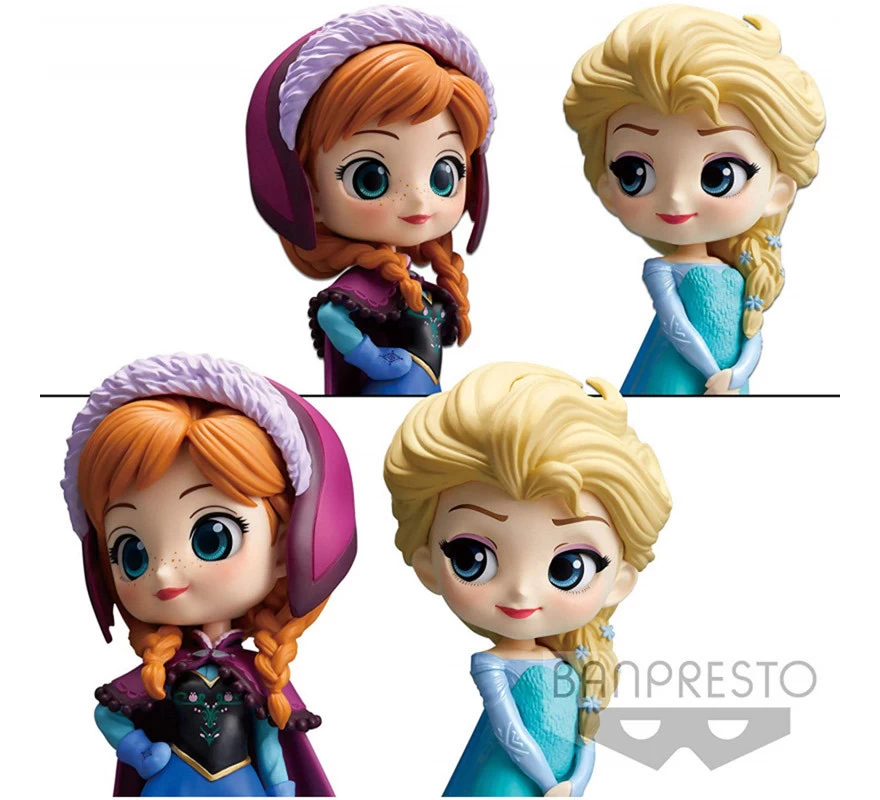 Set Figuras Anna & Elsa Disney Banpresto Q Posket 10 Cm 4 Set Figuras Anna & Elsa Disney Banpresto Q Posket 10 Cm - Imagen 2