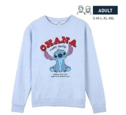 Sudadera Stitch Ohana Disney Algodón