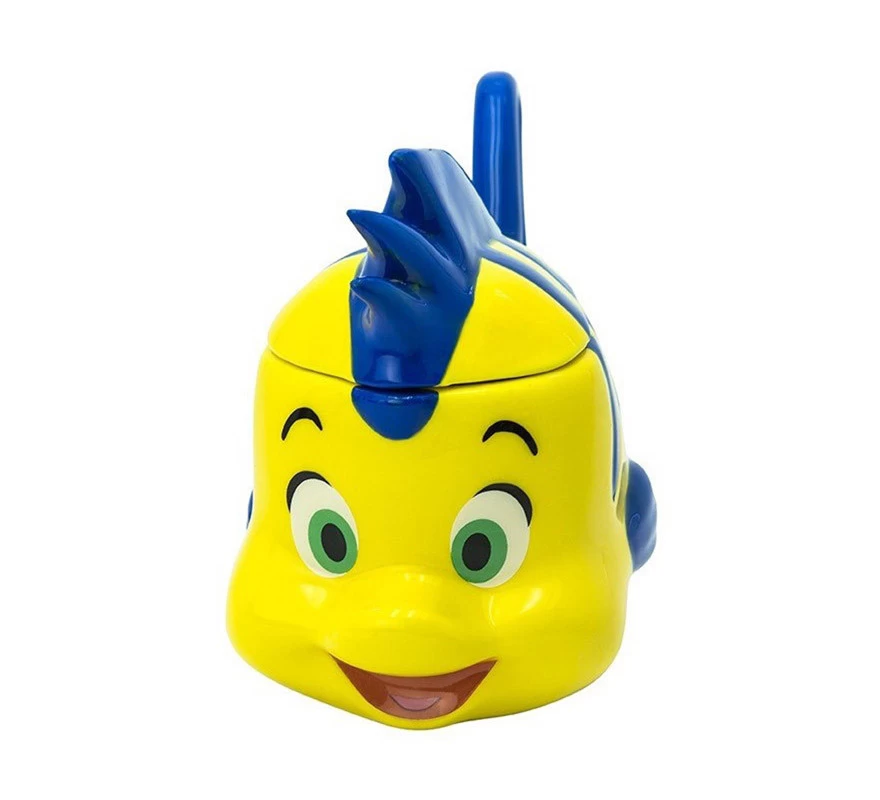 Taza 3D Flounder La Sirenita Disney 3 Taza 3D Flounder La Sirenita Disney